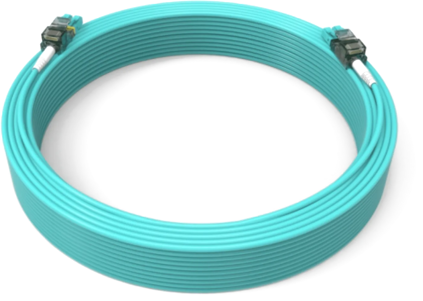 Easy Trace duplex LC patch cord coil